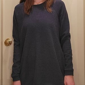 H&M Basic Navy Blue Oversized Sweater Small